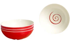 Gimex Twist Cereal Bowls, Set Of 4