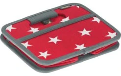 Meori Folding Box Mini Hibiscus Red With Stars 12 Meori Folding Box Mini Hibiscus Red With Stars -Fritz Berger 140993 1082702