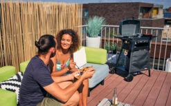 One Bar Element 3 Inflatable Stool Light Grey -Fritz Berger 200909 2614103 1