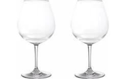 Gimex Plastic Blow Red Wine Glass 0.25 L Set Of 2