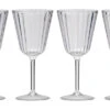 Flamefield Royal Plastic Wine Glasses 280 Ml Set Of 4 -Fritz Berger 260059 2480719