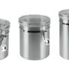 Metaltex Stainless Steel Storage Tin With Transparent Lid 0,7 L -Fritz Berger 260173 2690675