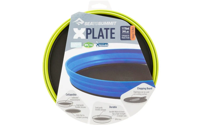 Sea To Summit X-Plate Foldable Soup Plate 1,170 Ml Light Grey 4 Sea To Summit X-Plate Foldable Soup Plate 1,170 Ml Light Grey - Image 2