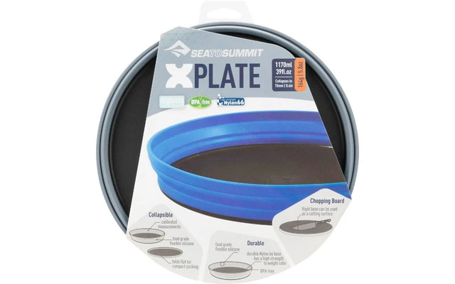 Sea To Summit X-Plate Foldable Soup Plate 1,170 Ml Pacific Blue 6 Sea To Summit X-Plate Foldable Soup Plate 1,170 Ml Pacific Blue - Image 4