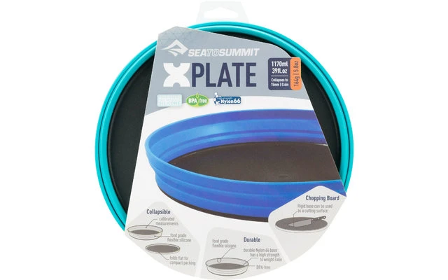 Sea To Summit X-Plate Foldable Soup Plate 1,170 Ml Light Grey 8 Sea To Summit X-Plate Foldable Soup Plate 1,170 Ml Light Grey - Image 6