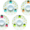 Flamefiled Camper Smiles Egg Cup Set 4pcs. 1 Flamefiled Camper Smiles Egg Cup Set 4pcs. -Fritz Berger 275762 2006141