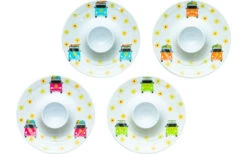 Flamefiled Camper Smiles Egg Cup Set 4pcs.
