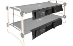 Disc-O-Bed Organizer Grey Side Bag For Sol-O-Cot Camp Bed