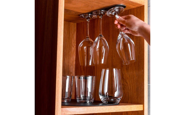 Silwy Magnet Metal Bar 25 Cm With Leather Coating Black 7 Silwy Magnet Metal Bar 25 Cm With Leather Coating Black - Image 5