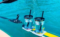 Polycarbonate Magnetic Glasses With Coaster, Set Of 2 -Fritz Berger 337031 2383145