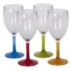 Set Of 4 Coloured Wine Glasses 2 Set Of 4 Coloured Wine Glasses -Fritz Berger 34079 2489701