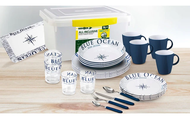 Brunner 38-piece All Inclusive Blue Ocean Tableware Set 3 Brunner 38-piece All Inclusive Blue Ocean Tableware Set