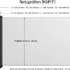 KiiPiT Storage Net Incl. Mounting Set S 210 - 250 Mm