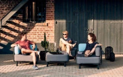 One Bar Element 3 Inflatable Stool Light Grey -Fritz Berger 365726 2614070 1