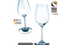 Crystal Magnetic Wine Glasses With Coasters 2 Pc Set -Fritz Berger 365804 2548441