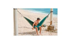 Ticket To The Moon King Size Hammock - Aqua/Dark Grey -Fritz Berger 383441 2789101 1