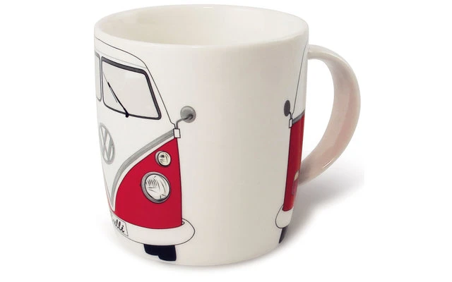 VW T1 Bulli Coffee Cup 370 Ml Red 3 VW T1 Bulli Coffee Cup 370 Ml Red