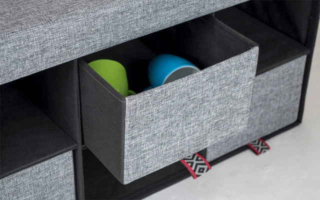 Bo-Camp Urban Outdoor Barnet Ottoman 6 Compartments 4 Bo-Camp Urban Outdoor Barnet Ottoman 6 Compartments - Image 2