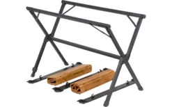 Bo-Camp Urban Outdoor Maryland Bamboo Alu Rolling Table -Fritz Berger 391832 2886211