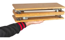 Bo-Camp Urban Outdoor Southwark Bamboo Aluminium Roll Up Table 60 X 40 Cm -Fritz Berger 391853 2892004