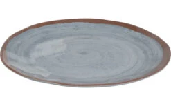 Bo-Camp Melamine Tableware Set 12 Pcs Blue / Brown 12 Bo-Camp Melamine Tableware Set 12 Pcs Blue / Brown -Fritz Berger 395035 2893169