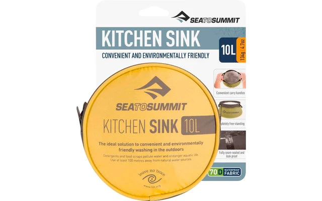 Sea To Summit Kitchen Sink Folding Bowl 5 Liters 5 Sea To Summit Kitchen Sink Folding Bowl 5 Liters - Image 3
