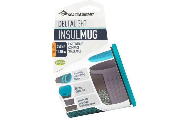 Sea To Summit Delta Light Insul Mug Cup 350 Ml Grey 5 Sea To Summit Delta Light Insul Mug Cup 350 Ml Grey - Image 3