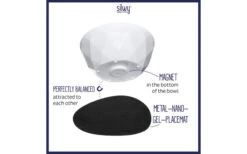 Silwy Magnet Bowl Set 2 Pieces White