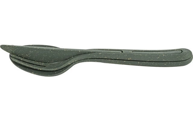 Koziol KLIKK Cutlery Set 3 Pcs. Green 5 Koziol KLIKK Cutlery Set 3 Pcs. Green - Image 3