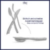 Silwy Tricky Collapsible Cutlery Set 3 Pcs. -Fritz Berger 435126 3100776