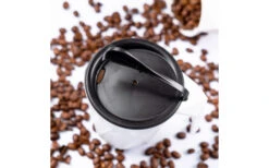 Silwy Magnetic Coffee Cup With Lid Incl. Metal Nano Gel Pad