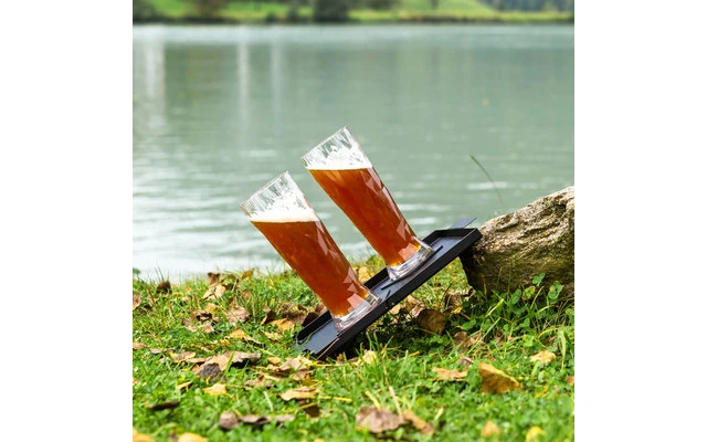 Silwy Beer Magnetic Plastic Glasses Incl. Metallic Gel Coasters 6 Pieces 4 Silwy Beer Magnetic Plastic Glasses Incl. Metallic Gel Coasters 6 Pieces - Image 2