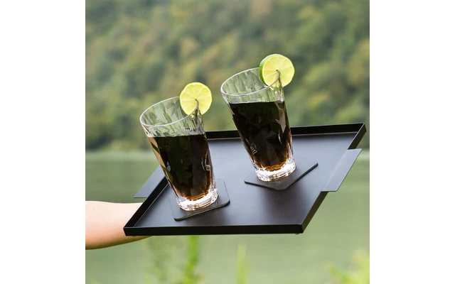 Silwy Longdrink Magnet Plastic Glasses Incl. Metallic Gel Coasters 6 Pcs Grey 7 Silwy Longdrink Magnet Plastic Glasses Incl. Metallic Gel Coasters 6 Pcs Grey - Image 5