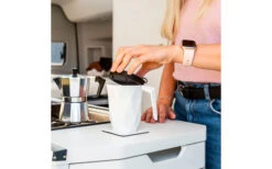 Silwy Magnetic Coffee Cup With Lid Incl. Metal Nano Gel Pad 13 Silwy Magnetic Coffee Cup With Lid Incl. Metal Nano Gel Pad -Fritz Berger 435270 3100851