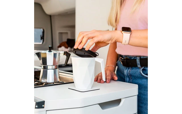 Silwy Magnetic Coffee Cup With Lid Incl. Metal Nano Gel Pad 7 Silwy Magnetic Coffee Cup With Lid Incl. Metal Nano Gel Pad - Image 5