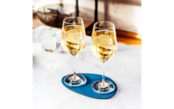 Silwy Metal Nano Gel Placemat Leather Look 40 Cm Blue -Fritz Berger 435564 3104175