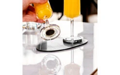 Silwy Metal Nano Gel Placemat Leather Look 40 Cm Blue -Fritz Berger 435600 3104145