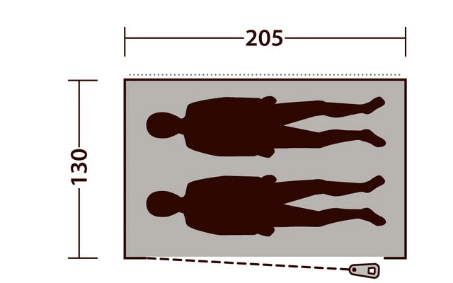Outwell Freestanding Inner Tent Blue 8 Outwell Freestanding Inner Tent Blue - Image 6