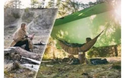 Amazonas 2in1 Hammock Underquilt Poncho Brown