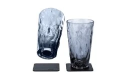 Silwy Longdrink Magnetic Plastic Glasses Incl. Metallic Gel Coasters 2 Pcs Transparent -Fritz Berger 444980 3126881