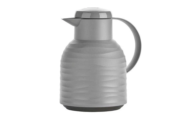 Emsa Vacuum Jug Samba Wave 1 Liter Stone Gray 4 Emsa Vacuum Jug Samba Wave 1 Liter Stone Gray - Image 2