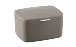 Wenko Bathroom Box Barcelona With Lid Storage Box Taupe