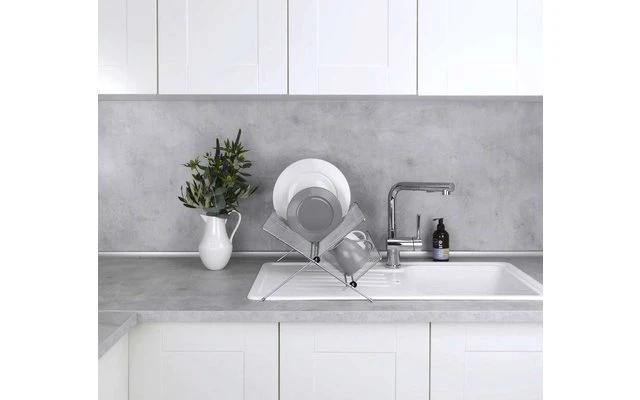 Wenko Dish Drainer Duo Chrome Plated 4 Wenko Dish Drainer Duo Chrome Plated - Image 2