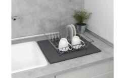 Wenko Microfiber Drain Mat Miko Grey -Fritz Berger 492416 3504791 1