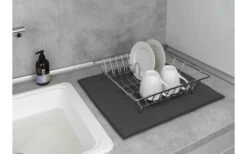 Wenko Microfiber Drain Mat Miko Grey -Fritz Berger 492443 3504803 1