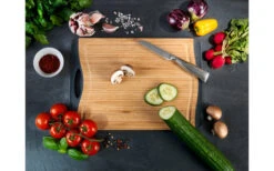 Wenko Cutting Board Bamboo Anti-slip 28.5 X 1.5 X 20 Cm -Fritz Berger 495801 3509657