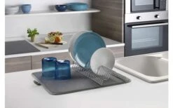 Metaltex Dry-Tex 2-in-1 Drainer With Microfiber Mat Silver 11 Metaltex Dry-Tex 2-in-1 Drainer With Microfiber Mat Silver -Fritz Berger 497453 3367490