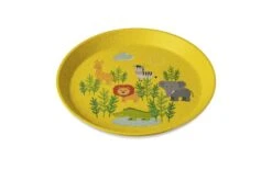 Koziol Small Plate Connect Plate Africa Organic Yellow 205 Mm