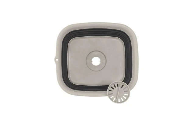 Outwell Collaps Wash Bowl Wash Bowl With Drain Grey 4 Outwell Collaps Wash Bowl Wash Bowl With Drain Grey - Image 2