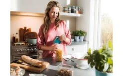 Mepal Omnia Storage Jar Rectangular 700 Ml Black -Fritz Berger 502577 3435339